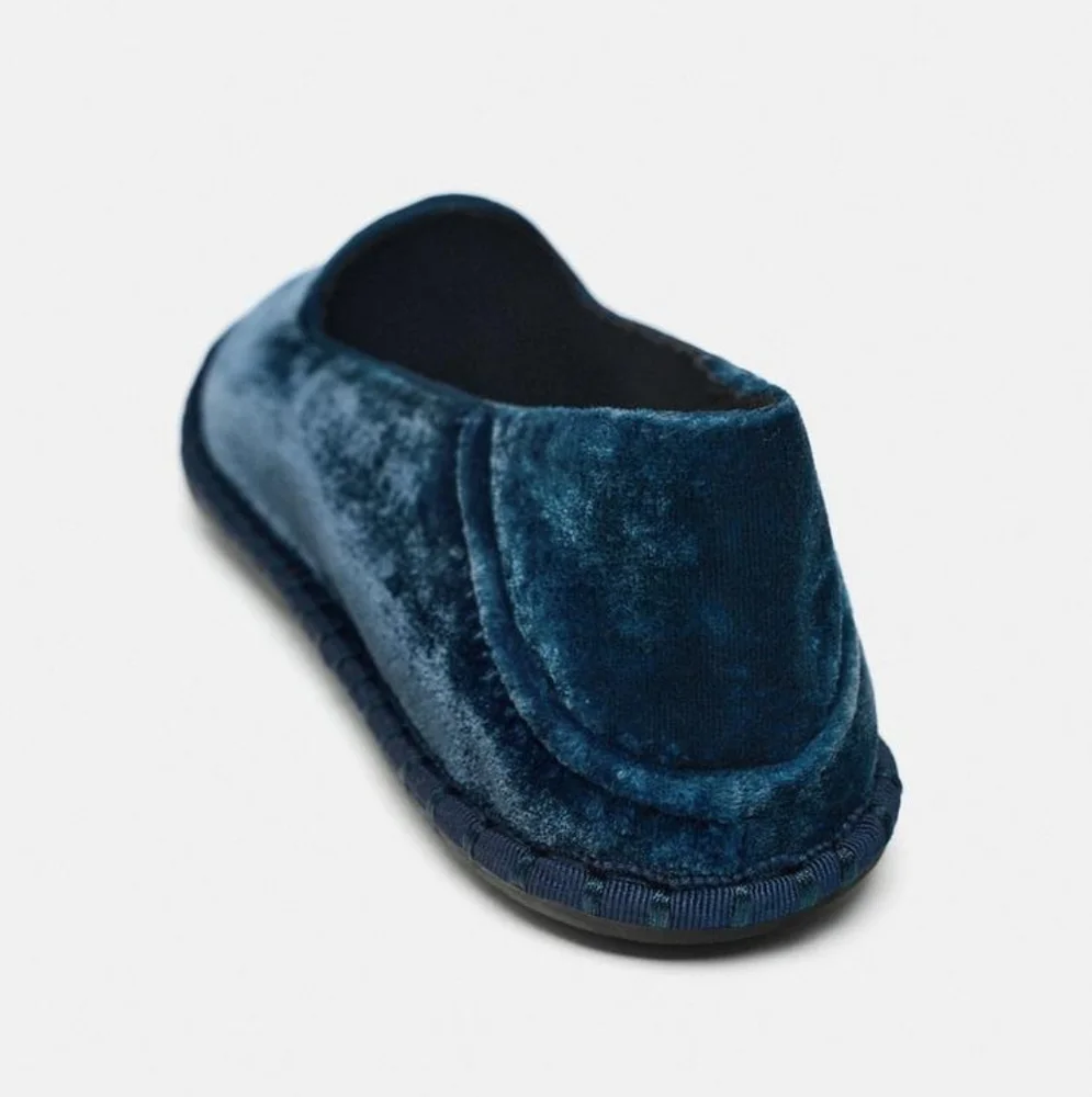 Zara Flay Velvet Shoes